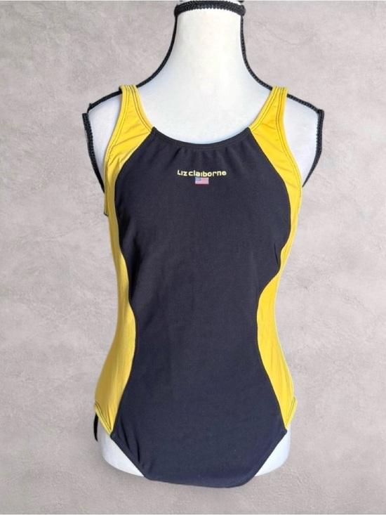 Liz Claiborne Other - Vintage Liz Claiborne Colorblock One Piece Swimsuit - Size 12